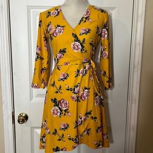 Long Sleeve Floral Dress